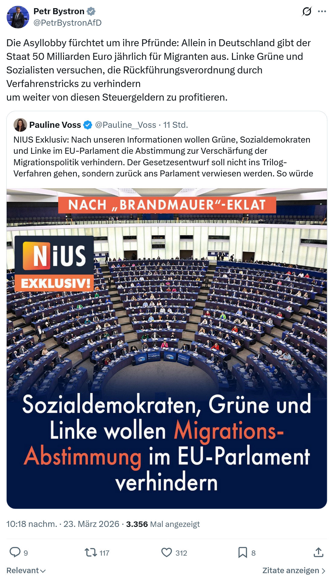 Petr Bystron: Die Asyllobby fürchtet um ihre Pfründe…
