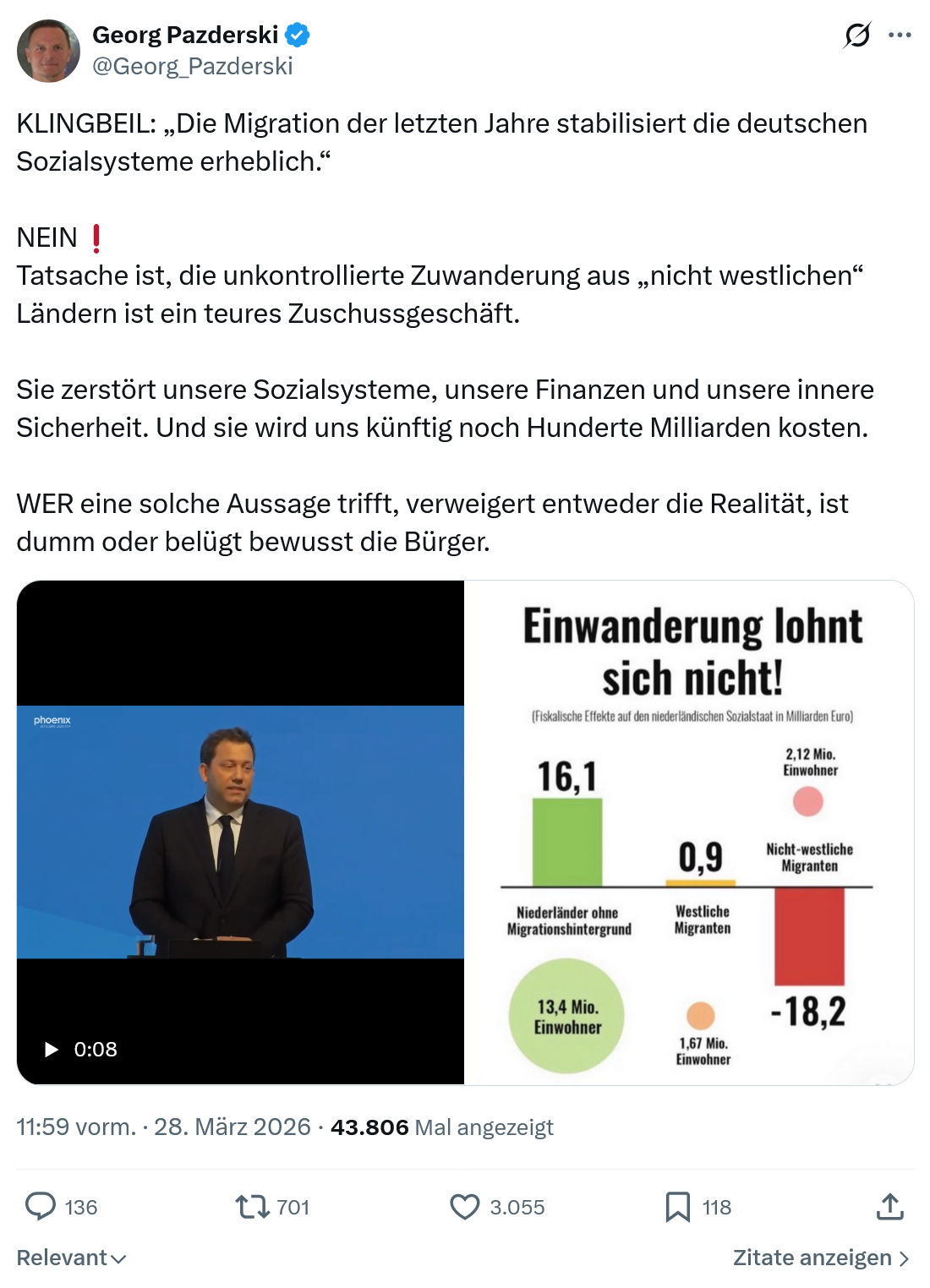Georg Pazderski: KLINGBEIL…