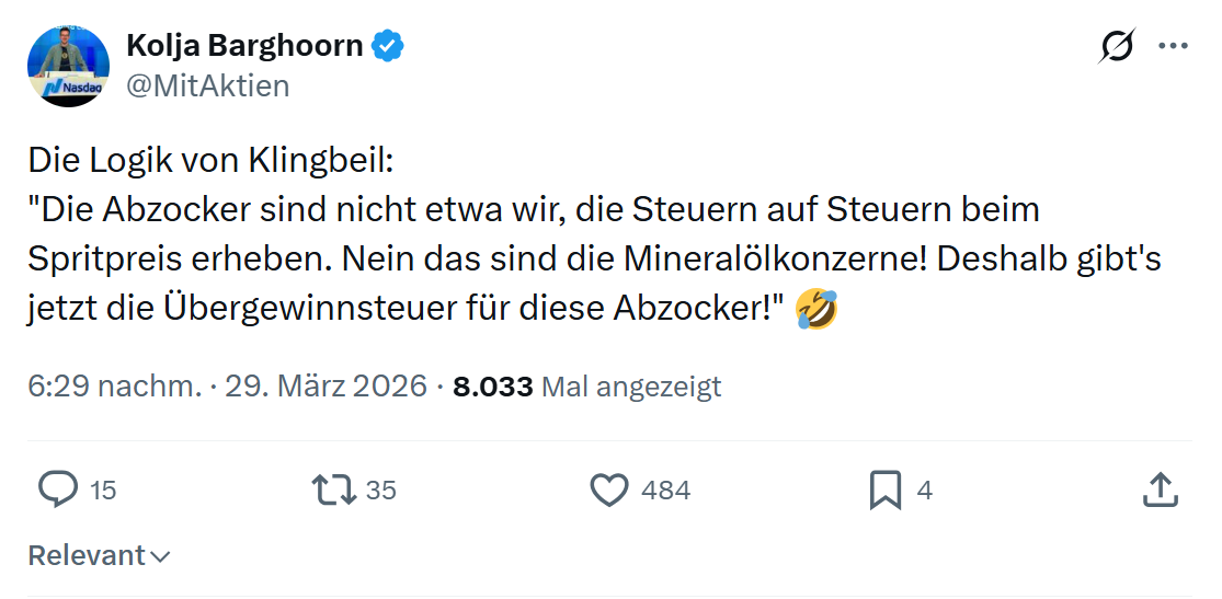 Kolja Barghoorn: Die Logik von Klingbeil…