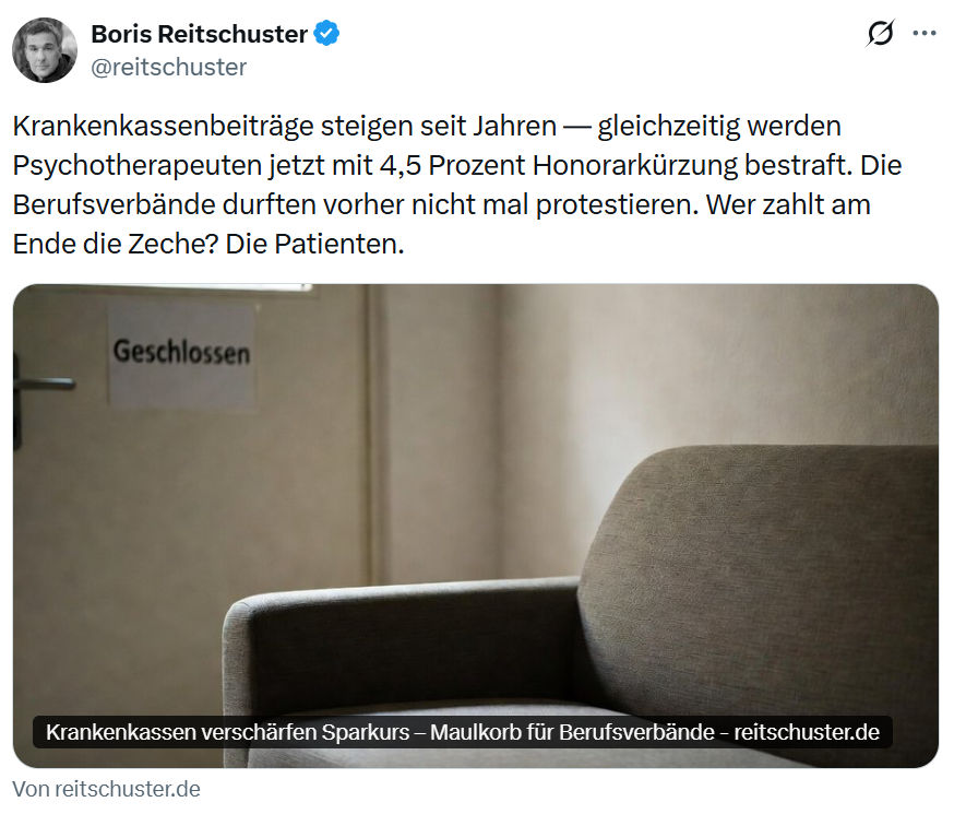 Boris Reitschuster: Krankenkassenbeiträge steigen seit Jahren…