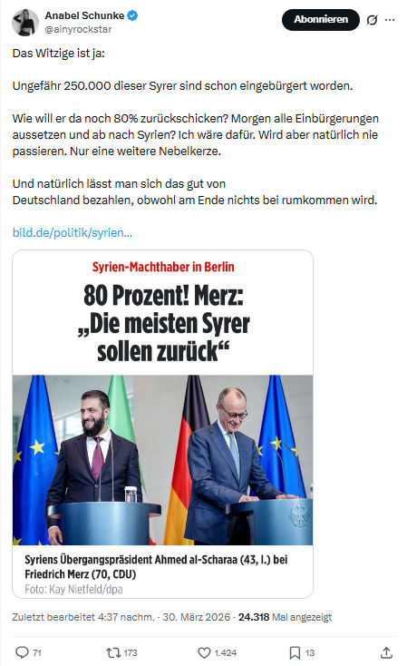 Anabel Schunke: Das Witzige ist ja…