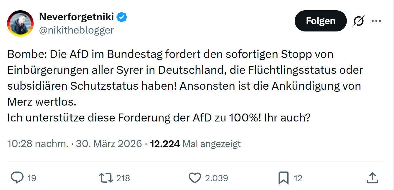 Neverforgetniki: Bombe: Die AfD im Bundestag…