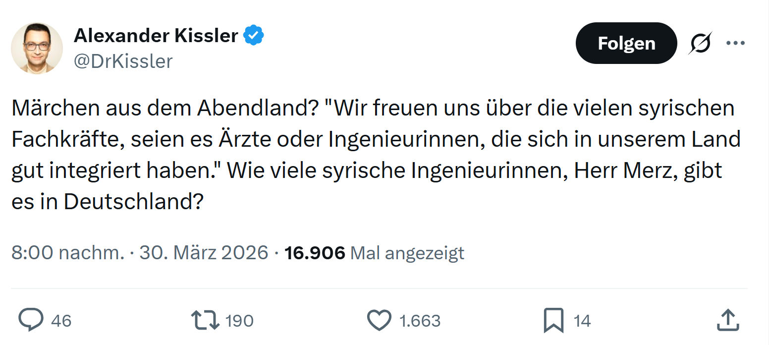 Alexander Kissler: Märchen aus dem Abendland…