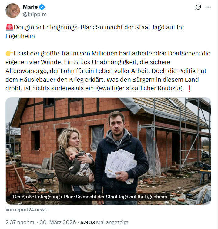 Marie kripp: Der große Enteignungs-Plan…