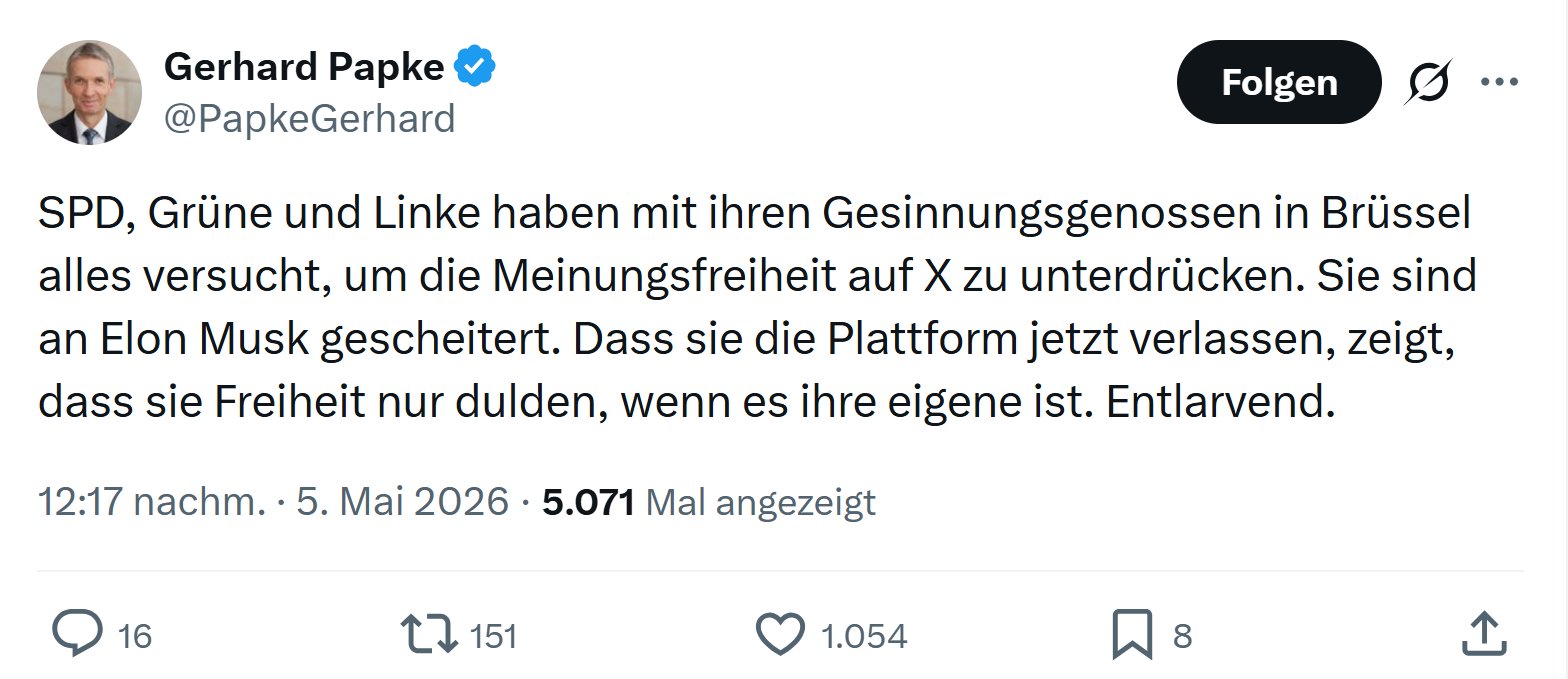 Gerhard Papke: SPD, Grüne und Linke haben mit ihren…