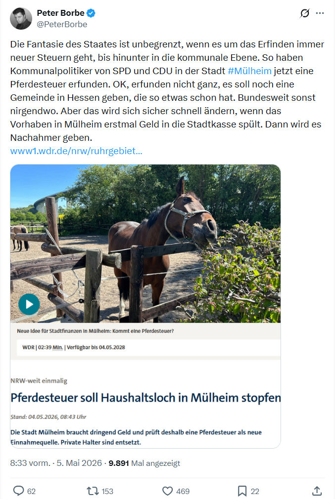 Peter Borbe: Die Fantasie des Staates ist unbegrenzt…