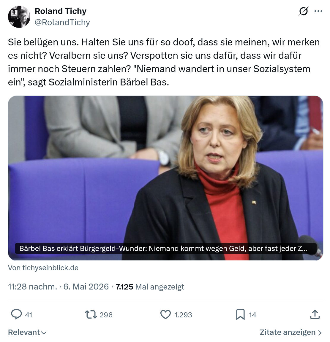 Roland Tichy: Sie belügen uns…