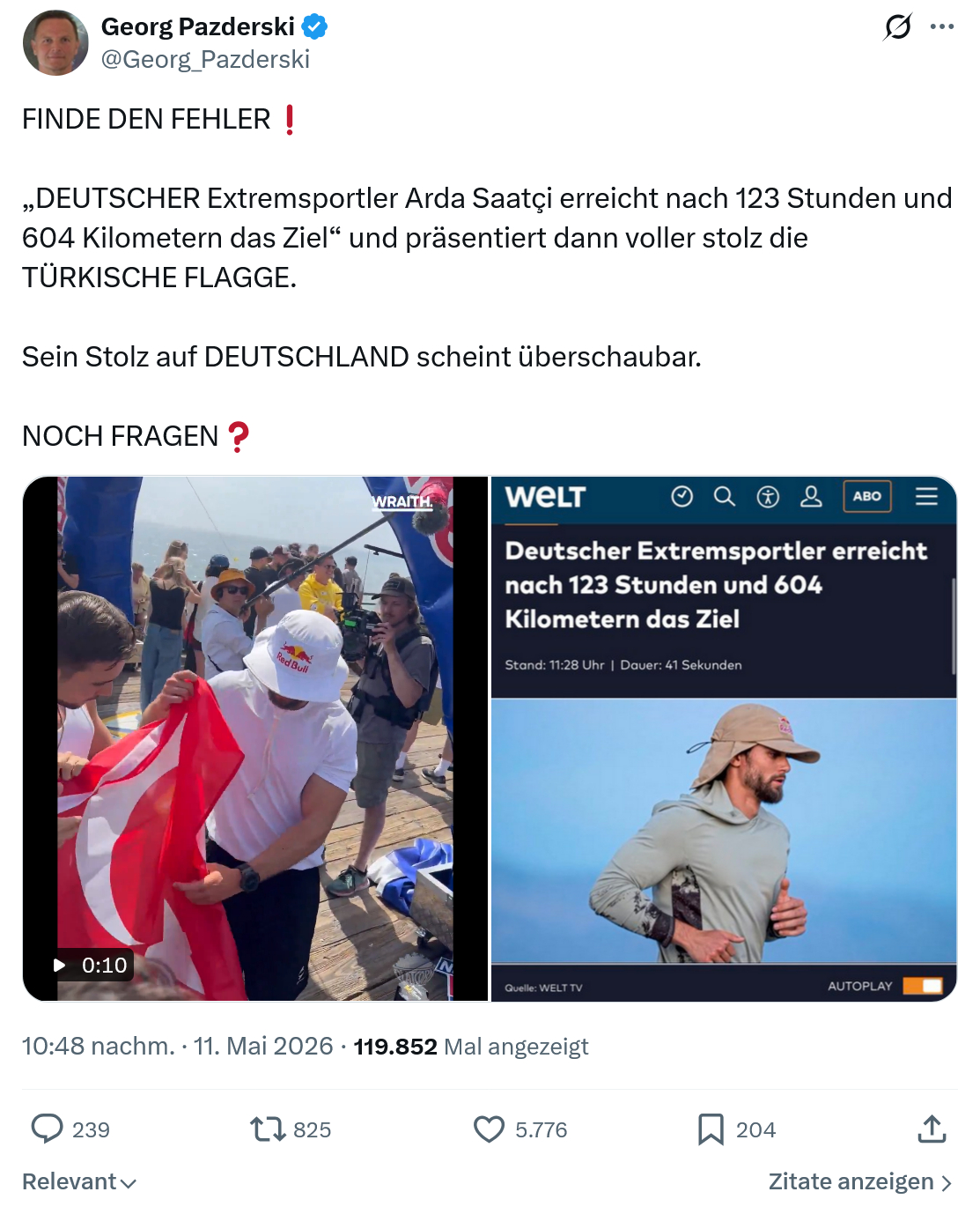 Georg Pazderski: FINDE DEN FEHLER❗️…