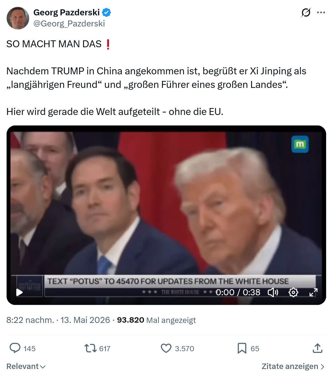 Georg Pazderski: SO MACHT MAN DAS…