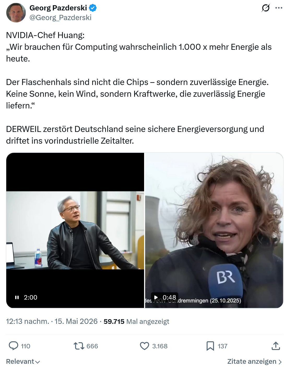 Georg Pazderski: NVIDIA-Chef Huang…