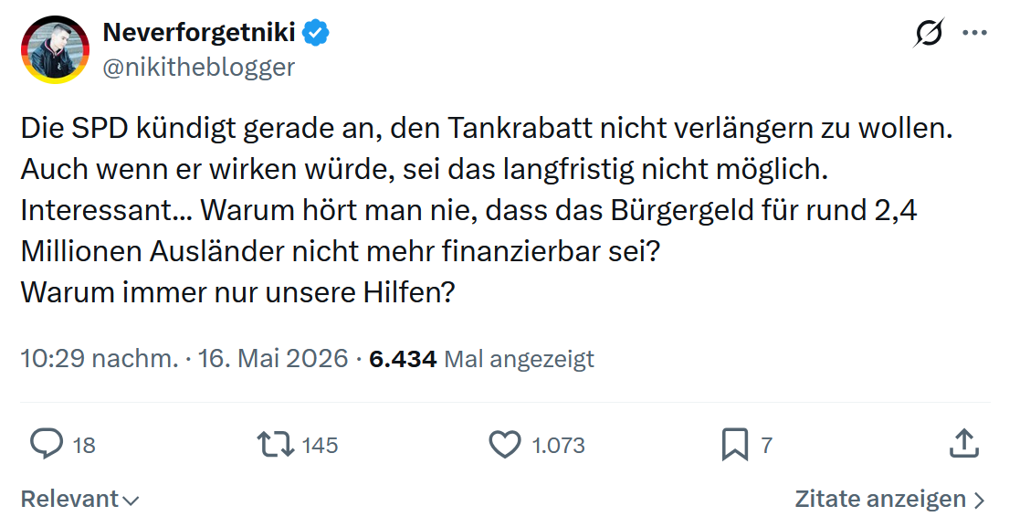 Neverforgetniki: Die SPD kündigt gerade an…