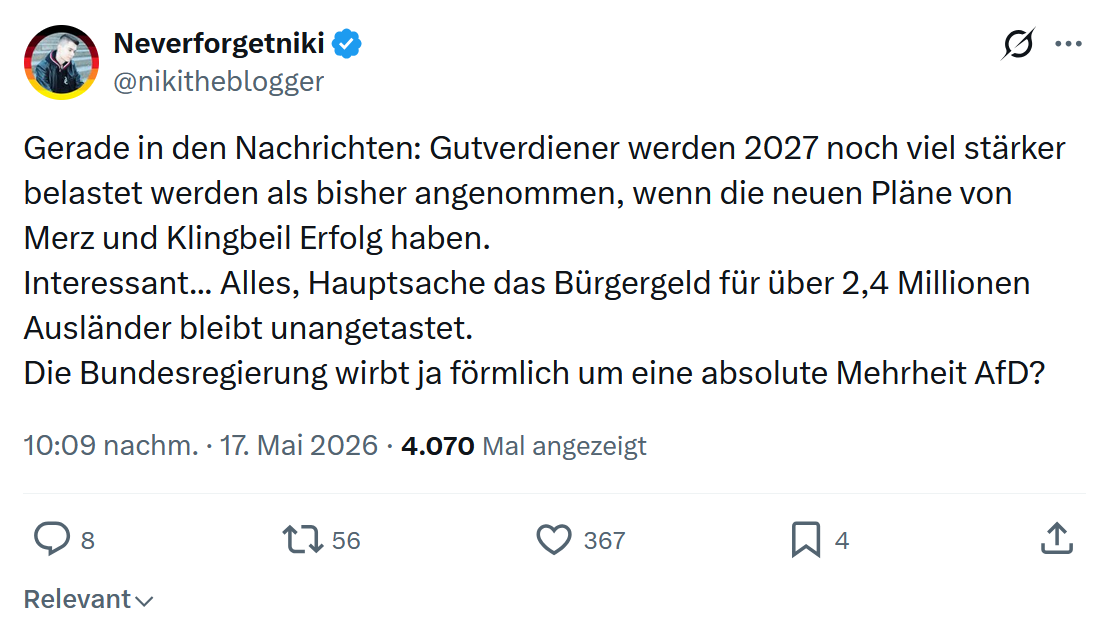 Neverforgetniki: Gerade in den Nachrichten…