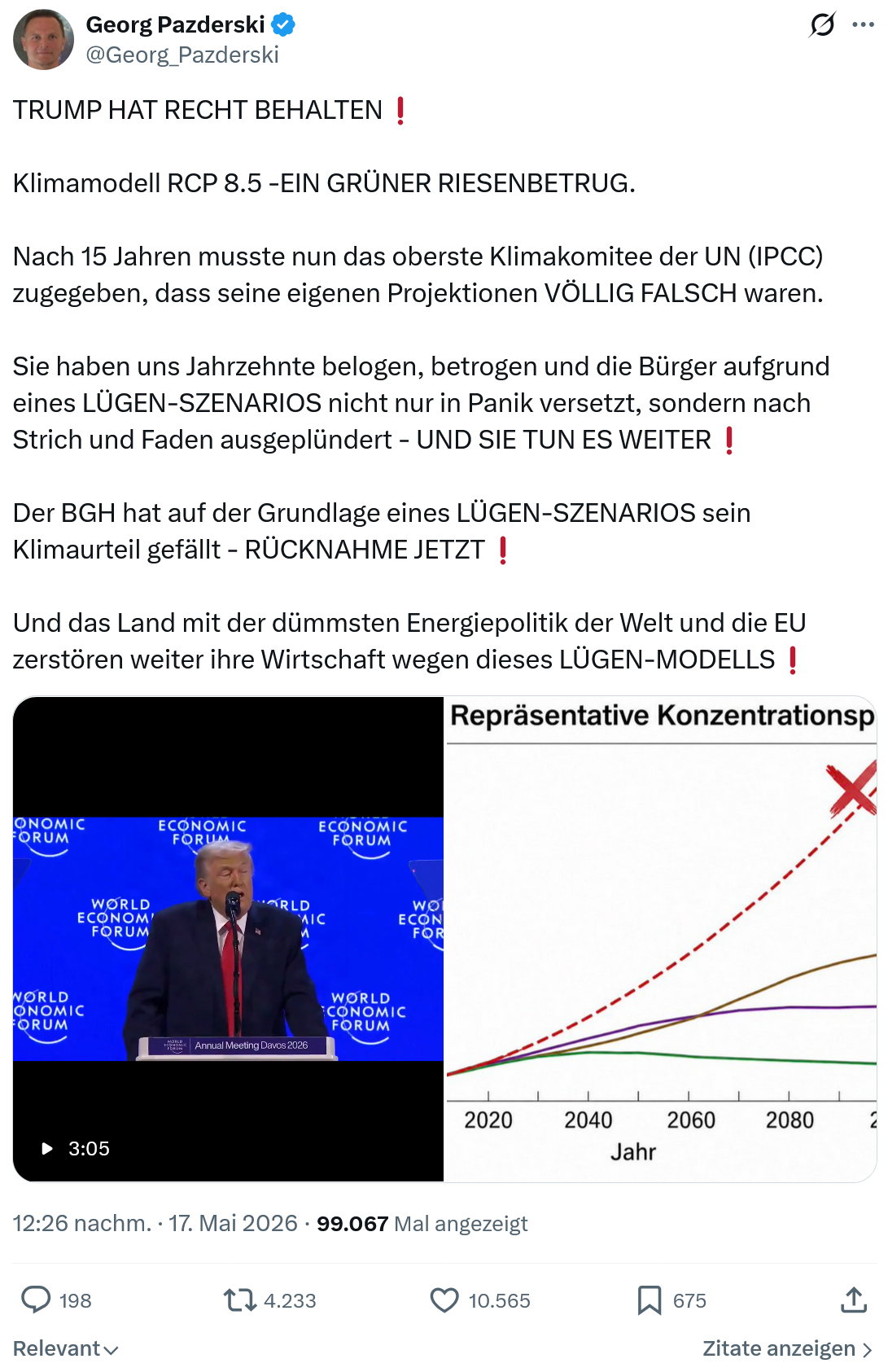 Georg Pazderski: TRUMP HAT RECHT BEHALTEN…