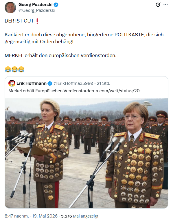 Georg Pazderski: DER IST GUT❗️…