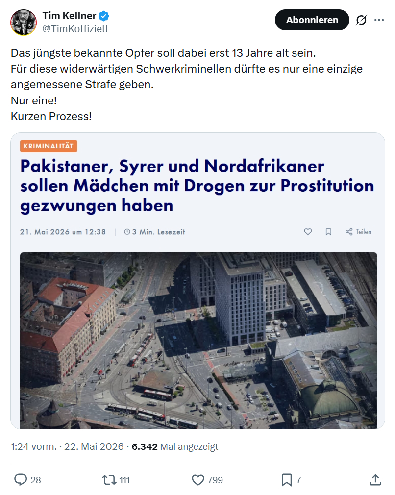 Tim Kellner: Das jüngste bekannte Opfer soll...