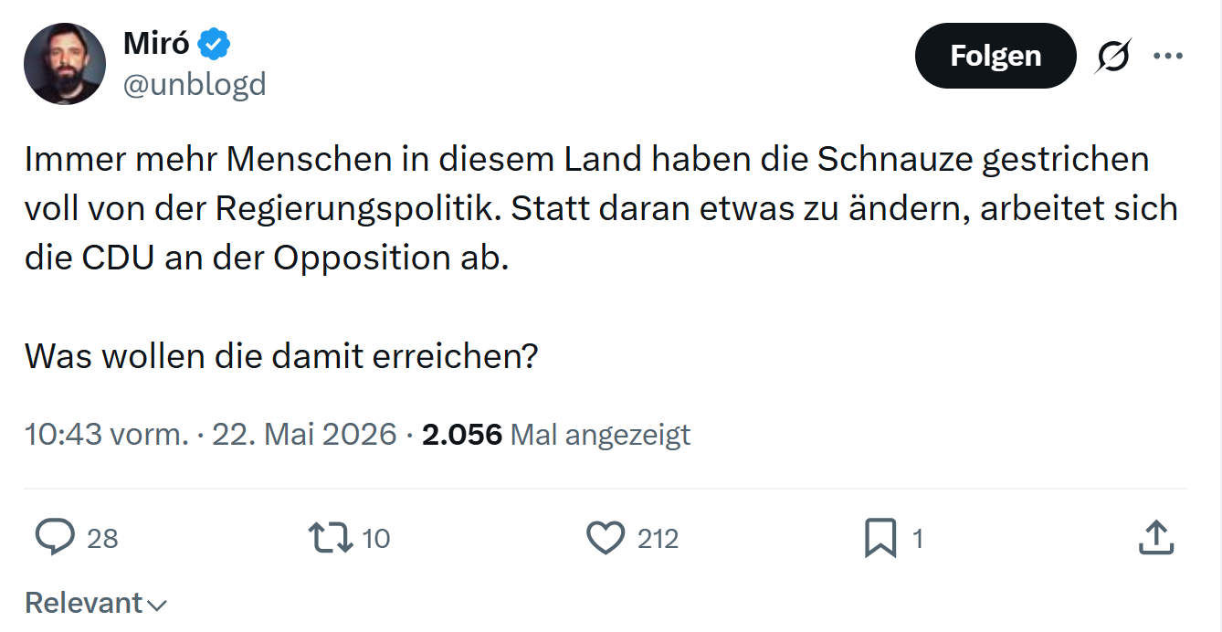 Miro Wolsfeld: Immer mehr Menschen in diesem...