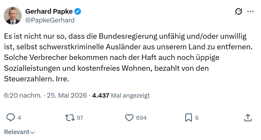 Gerhard Papke: Es ist nicht nur so…