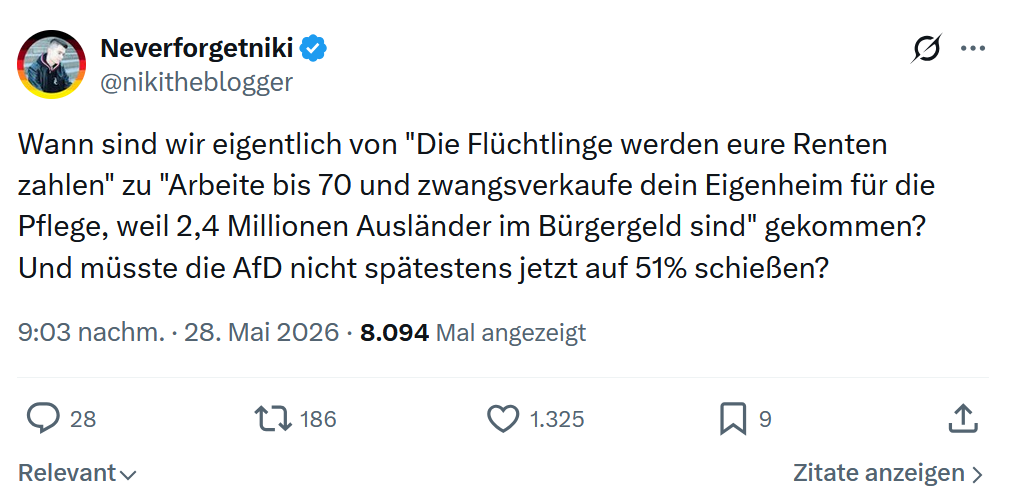 Neverforgetniki: Wann sind wir eigentlich von...