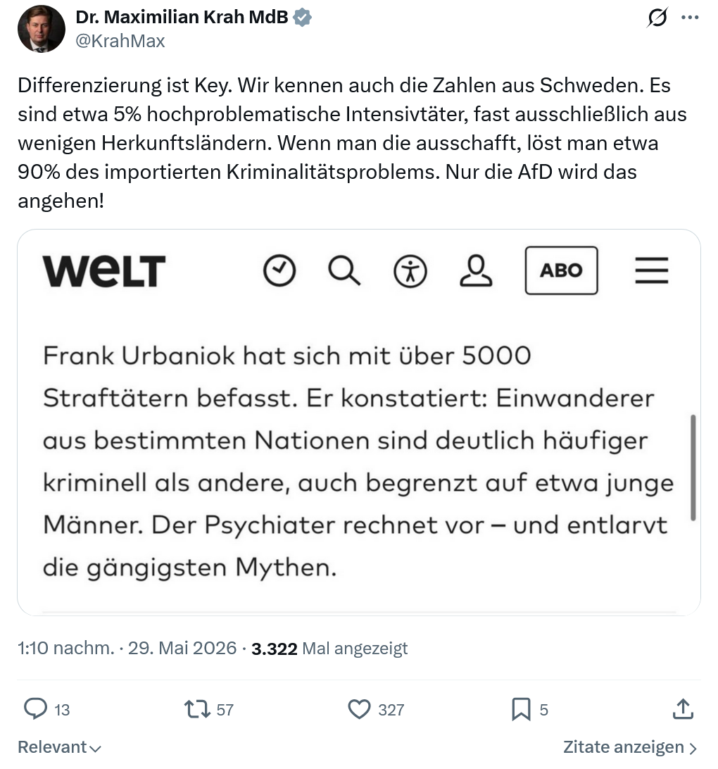Maximilian Krah: Differenzierung ist Key…