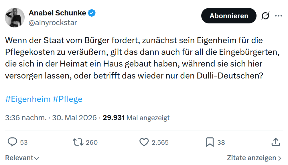 Anabel Schunke: Wenn der Staat vom Bürger fordert…