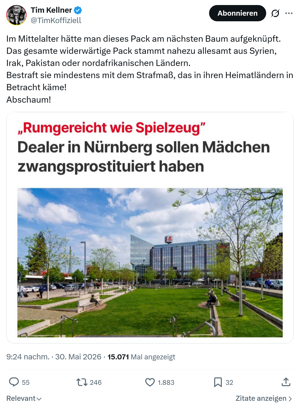 Tim Kellner: Im Mittelalter hätte man dieses…