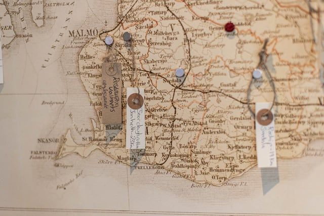 Vollmers Restaurants marked on map
