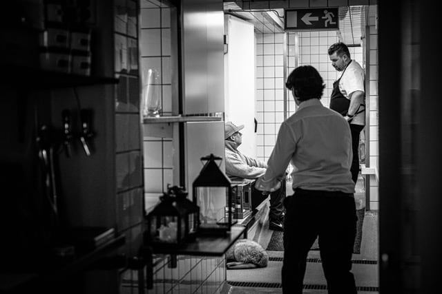 Vollmers Restaurant kitchen crew