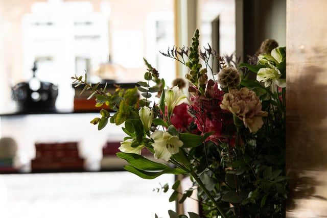Vollmers Restaurant flower arrangement
