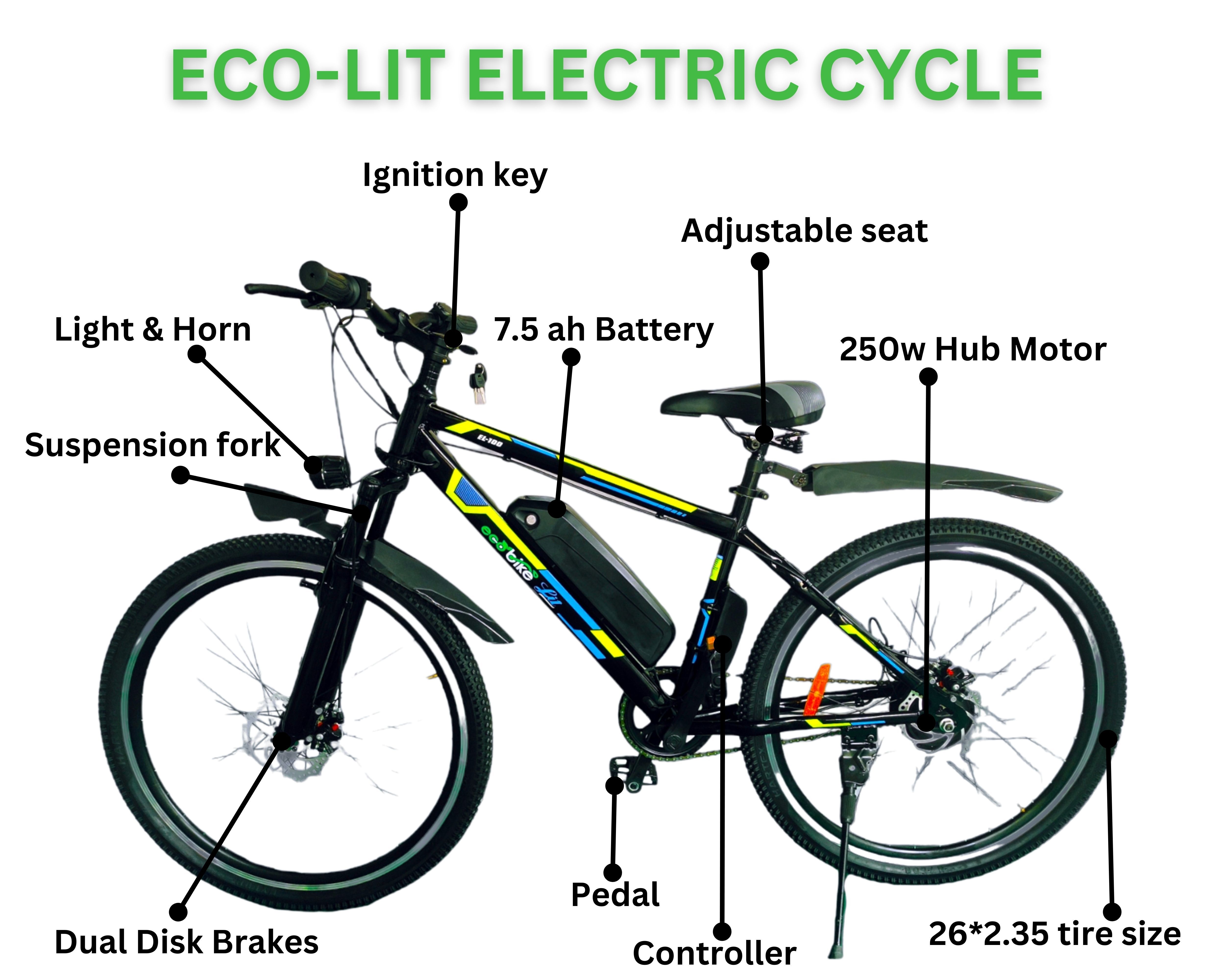 Eco 26T MTB Electric Bike Buy Cheap Best Electric cycle