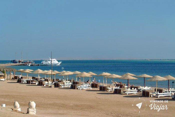Egito - Hurghada Praia no Mar Vermelho