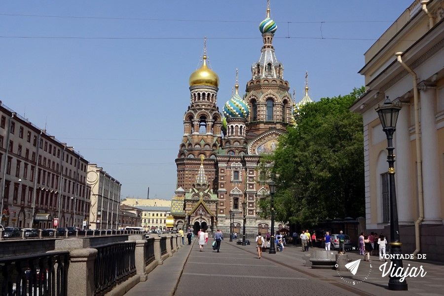 Sao Petersburgo - Catedral do Sangue Derramado na Russia