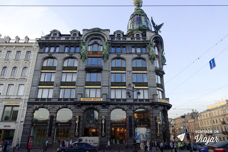 Sao Petersburgo - Predio de arquitetura art nouveau