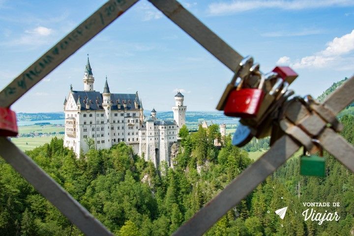 Dicas de fotografia de viagem - angulos diferentes - Castelo de Neuschwanstein