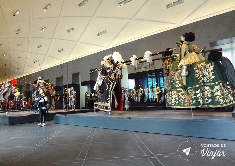 Dresden - Armaduras e espadas no Dresdener Schloss