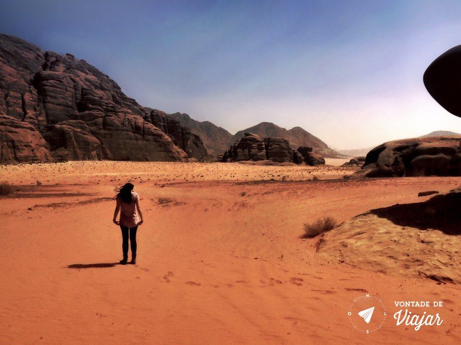 Jordania - Carol no deserto de Wadi Rum