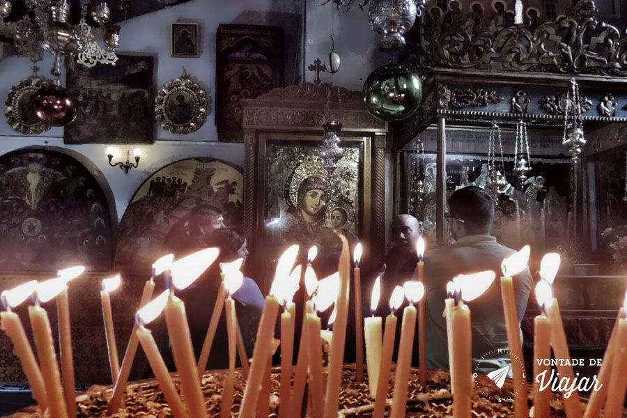Israel - Velas na Igreja da Natividade Belem