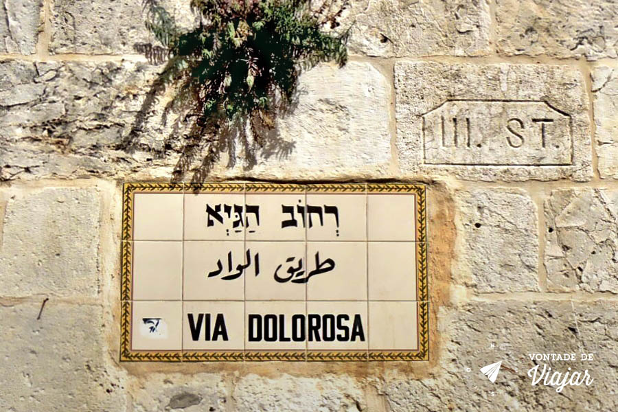 Israel - Via Dolorosa em Jerusalem
