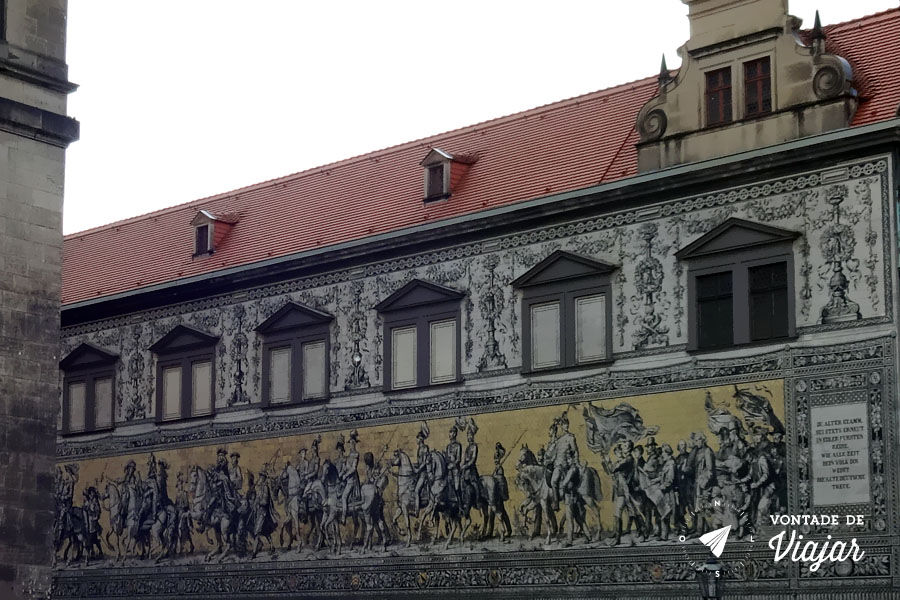 O que fazer em Dresden - Procissao dos Principes