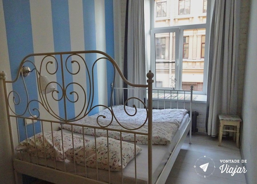 Hostel em Sao Petersburgo - Quarto do albergue
