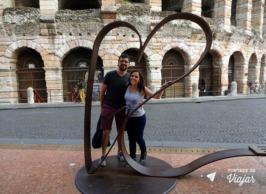 Romeu e Julieta historia - Coracao na Arena de Verona