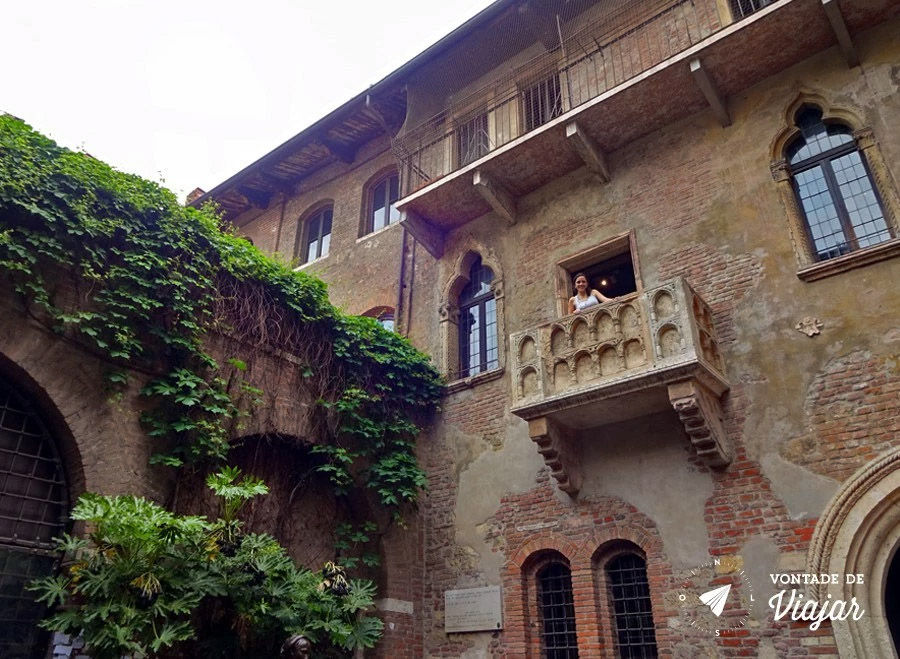Romeu e Julieta História - Varanda da Casa de Julieta