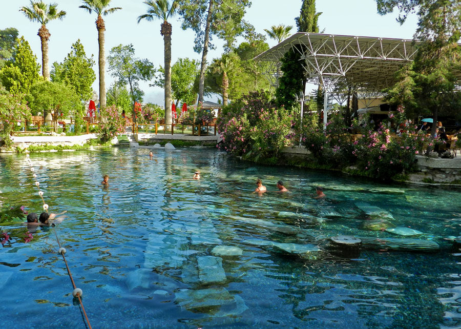 Pamukkale - Banho nas Piscinas de Cleopatra