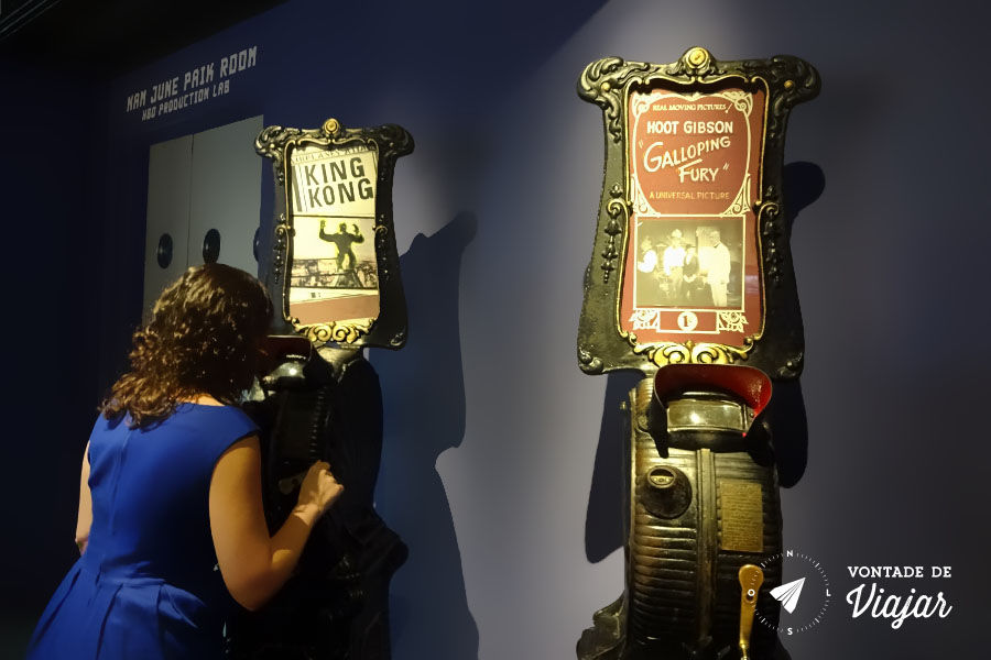 Nova York - Museu do Cinema no Queens - Moving Pictures Machine