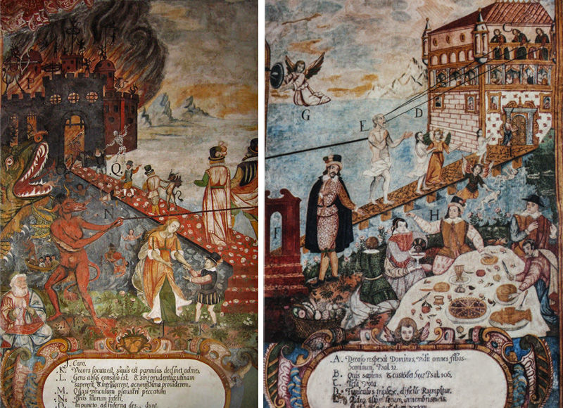 Igreja Andahuaylillas Peru - Caminho do Inferno e Caminho do Ceu