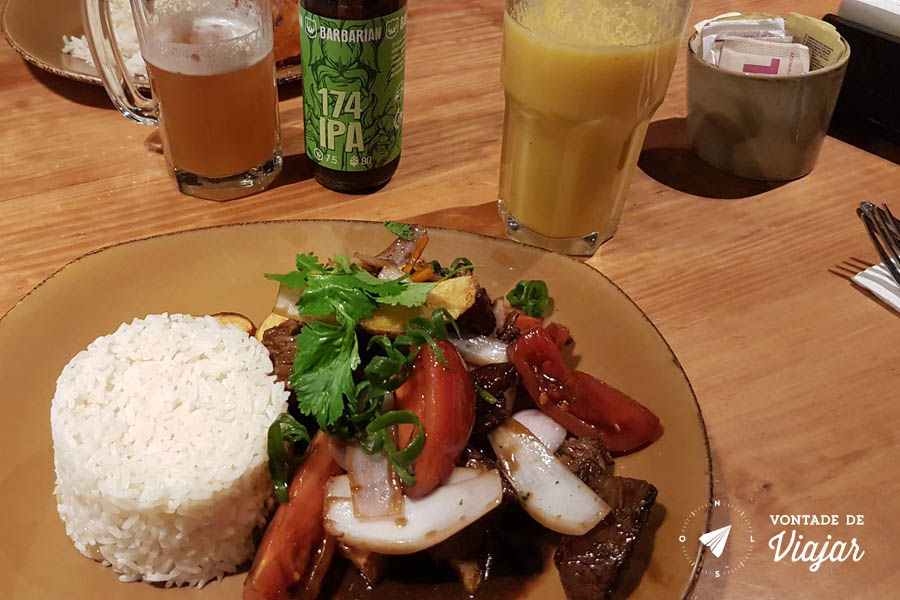 Restaurantes em Lima - Lomo saltado Tanta Gaston Acurio
