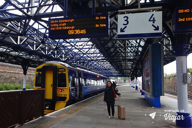 Trem na Europa - Trem na Escocia Dundee Edimburgo