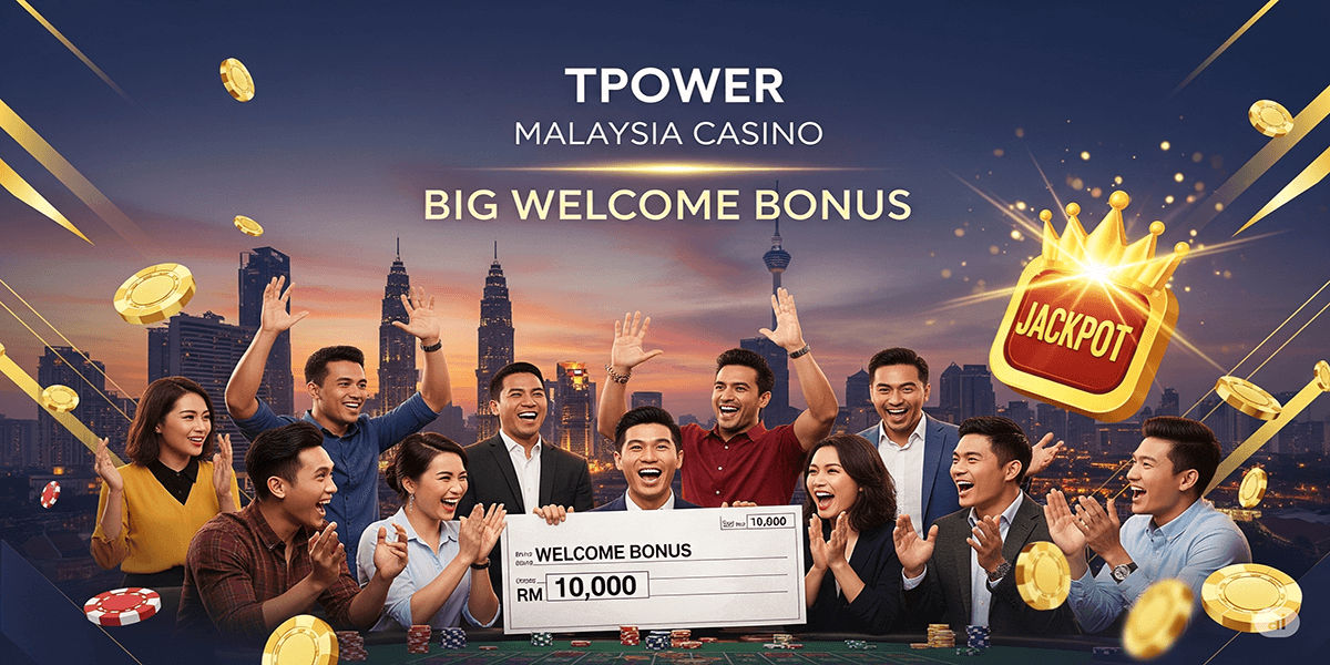 ๐ Welcome Bonus Explosion at TPower Malaysia Casino: Kickstart Your Winning Journey!