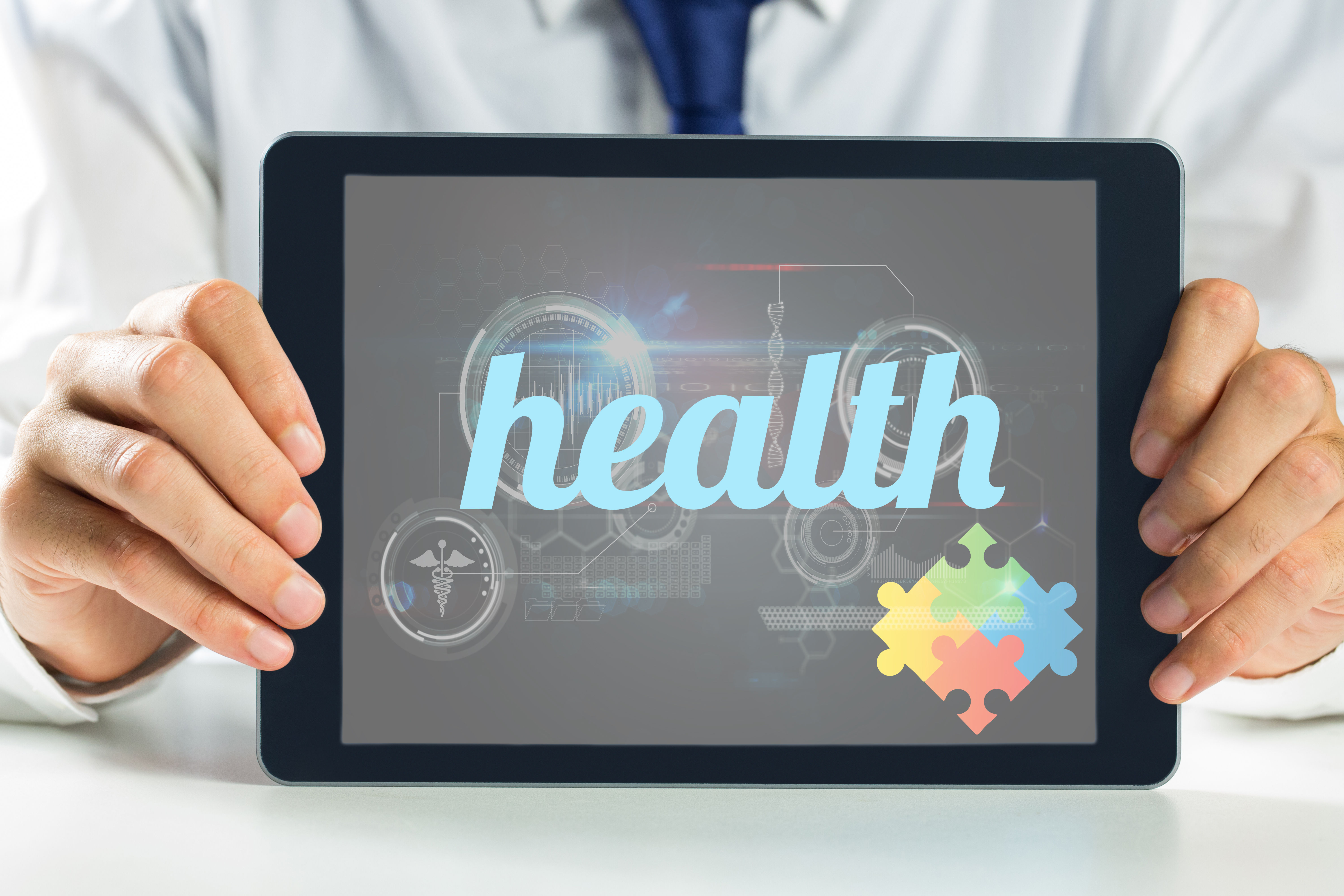 Digital health and medical biology AI interface visualizing biomarker patterns for personalized nutrition and supplement analysis