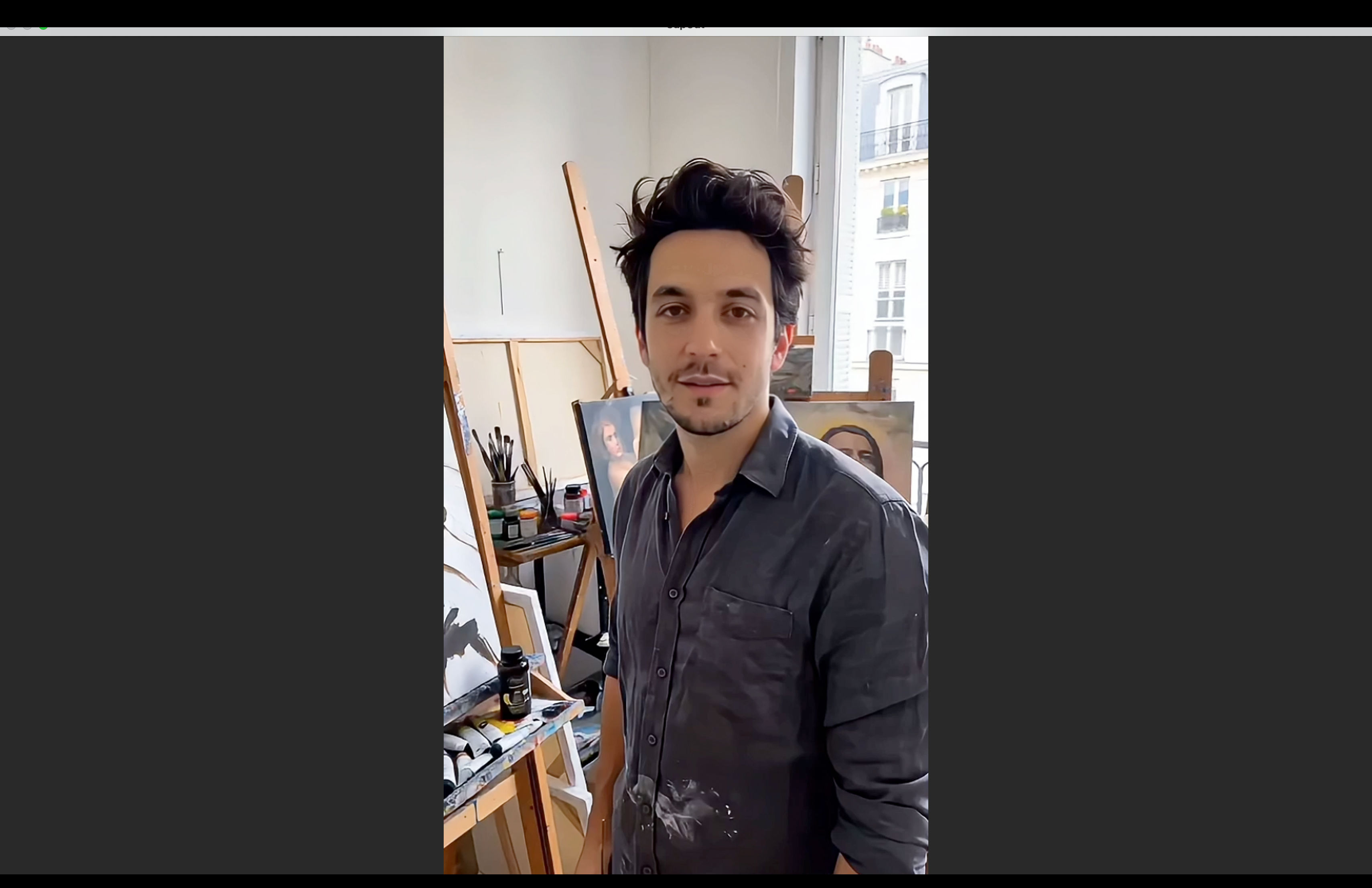 The artist behind the ad