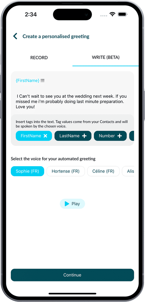 Voxist app screenshot